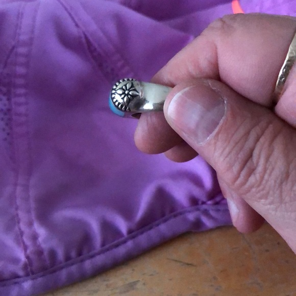 Sterling silver turquoise ring - Picture 3 of 3
